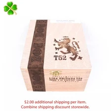 Liga Privada Stalk-Cut Toro T52 Empty Wood Cigar Box 7" x 6" x 4"