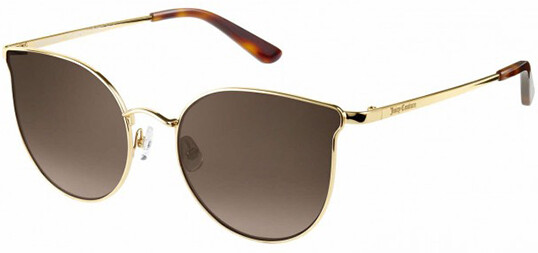 Женские современные солнцезащитные очки Juicy Couture с металлическими вставками кошачий глаз - JU597S 5890₽