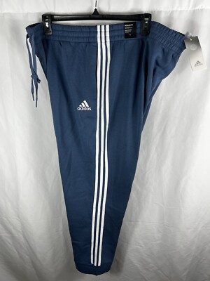 Adidas 3 Stripe Sweatpants Tricot IC6283 Gym Pants Fleece Warm Ups Jogger 4XL