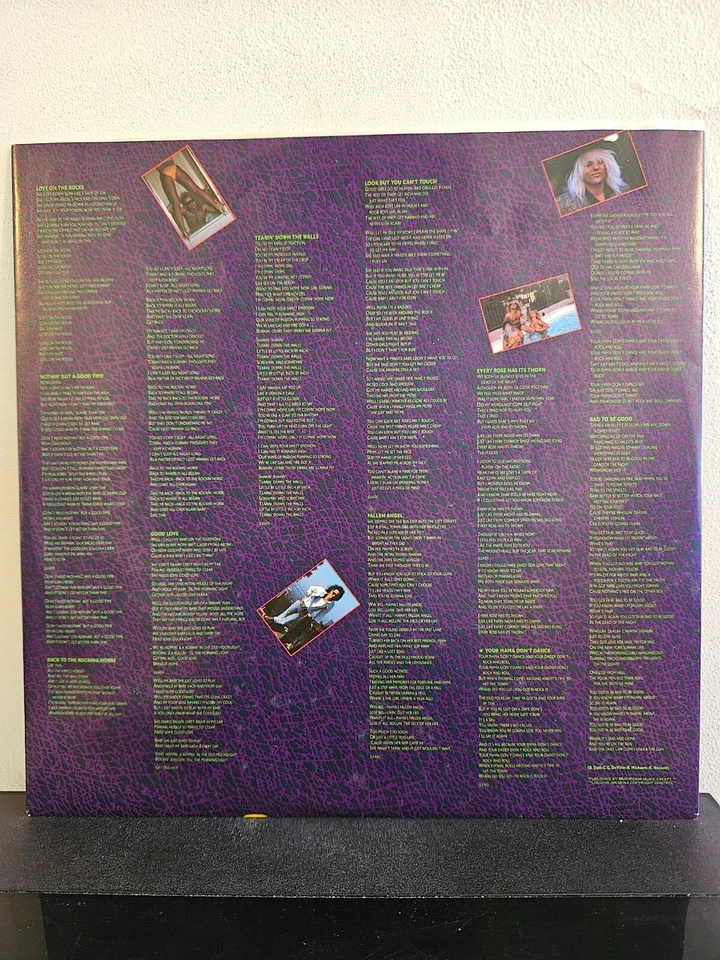 VENENO Abre y di... ¡Ahh! LP 1988 GLAM/HAIR METAL ORG PRS vinilo cubierta prohibida Foto 4 de 4