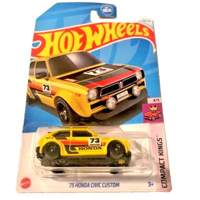 HOT WHEELS 2024 '73 HONDA CIVIC CUSTOM 90/250 HTC19 FRASER