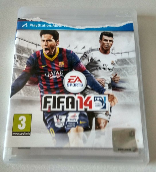 X1146-PS3 FIFA 14 (SIN MANUAL) PORTADA FRONTAL ROTA