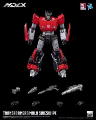 New Threezero 3A 3Z0337 MDLX G1 Sideswipe Action Figure Model Toy READY 15cm