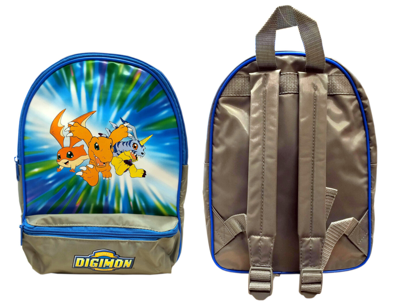 Digimon Mochila Infantil 2 Compartimentos con Cremallera Ajustable Carga