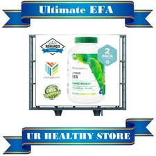 Youngevity Ultimate EFA 180 Softgels (2 PACK) - Omega 3 6 9 for Heart & Health