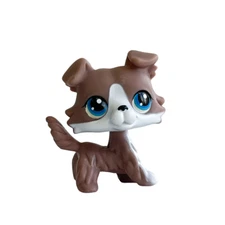 1pcs Littlest pet shop Toys bobble head collie dogs girls Gen 3 pet #67