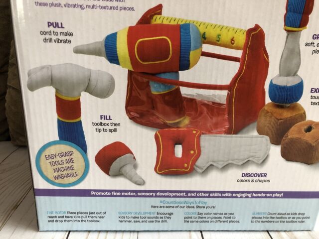 Melissa And Doug First Play Toolbox Fill + Spill Fine Motor Sensory Tools New | eBay