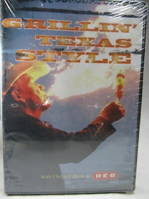 Grillin  Texas Style With Chef Jeff Blank on DVD HEB Brand New Free Shipping