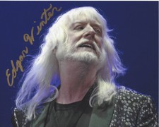 THE EDGAR WINTER GROUP SIGNED AUTHENTIC 8X10 PHOTO 1 COA JOHNNY SINGER GUITARIST