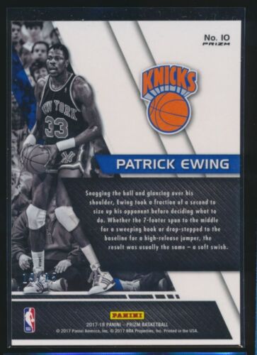 2017-2018 Panini Prizm Fundamentals Mojo Prizms /25 #10 Patrick Ewing Knicks Hof - Picture 2 of 2