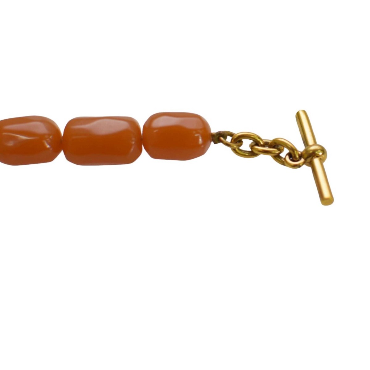 Celine Brown Stones and Gold tone Bracelet Accessory w. Logo Celine Brown Stones and Gold tone Bracelet Accessory w. Logo