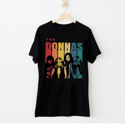 NEW The Donnas BLACK T-shirt artwork short sleeve All sizes S to 5Xl 1F737
