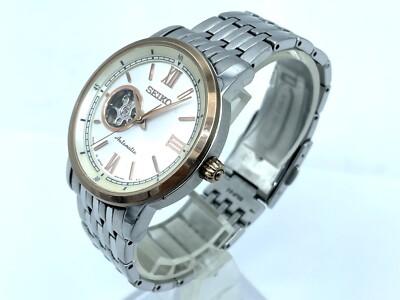 B*n様 SEIKO 4R38 自動巻き オープンハート腕時計 SEIKO PRESAGE Automatic Watch Open heart Sapphire Silver Dial 4R38