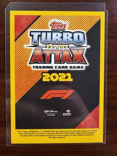 Topps F1 Turbo Attax 2021 - #233 Kimi Raikkonen - Imagen 2 de 2