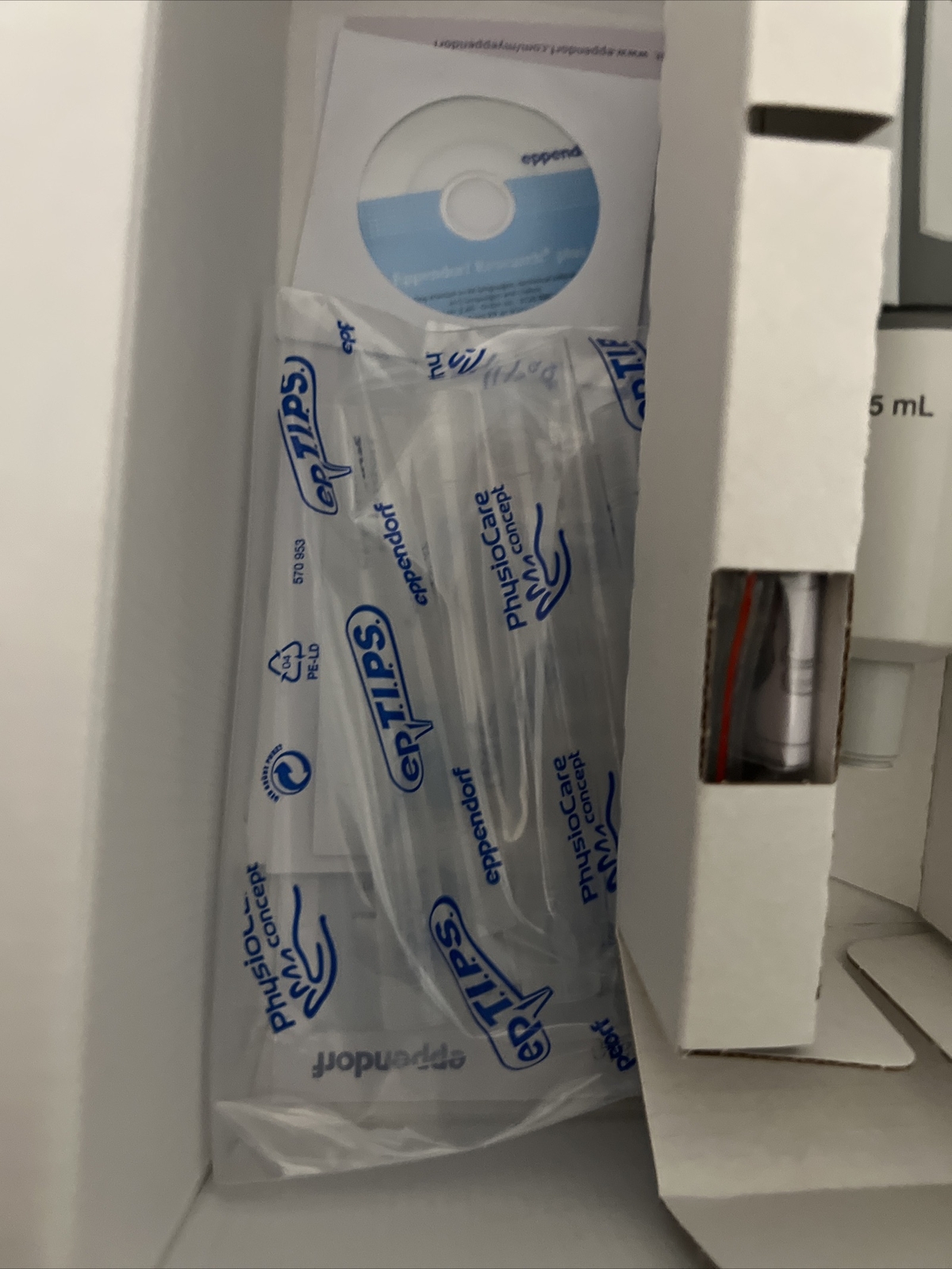 NIB Eppendorf research plus Pipette 0.5-5 ml Pipetman Pipettor