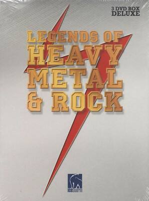 Legends of Heavy Metal & Rock NEU 3 DVD Box Deluxe Kiss Scorpions