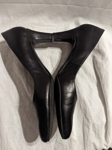 EasySpirit ""Quilos"" Lederkleid Absätze, schwarz, Damen Größe 6W - GEBRAUCHT - Bild 8 von 16