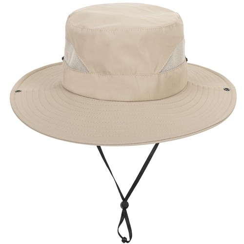 Summer Boy-Girls Outdoor-Sun-Hat Mesh-Fishing-Hat Wide-Brim Safari-Hat Sun-Pr... - Picture 8 of 8