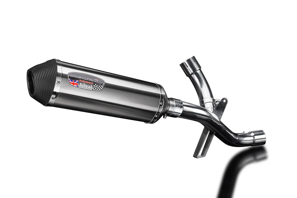 Ducati Multistrada 1200 2015 - 2019 一脚蹬 13.5 英寸 X-Oval 不锈钢排气消声器 — 第 2/4 张图片