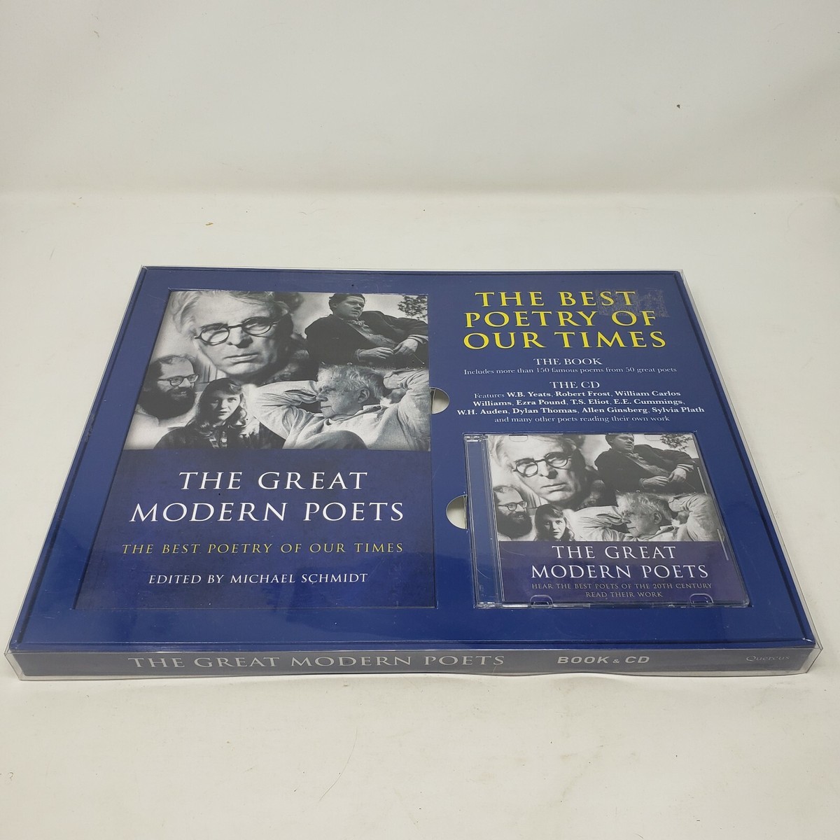 The Great Modern Poets The Best Poetry Of Our Times Book CD Set