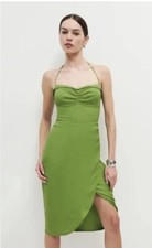 Reformation Rayna Dress in Kelly Green 8 US