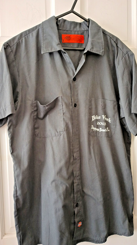 Camisa de Trabajo Motorhead Garage Mecánico Pin Up Motociclista Bebé Bicicleta Semana Daytona Grande - Imagen 1 de 6