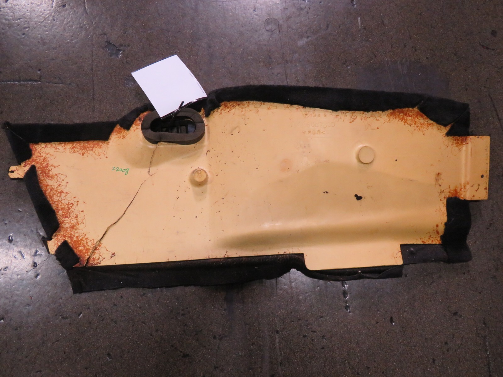 Ferrari 575, RH, Right, Console Side Carpet, Cracked, Used, P/N 66087800