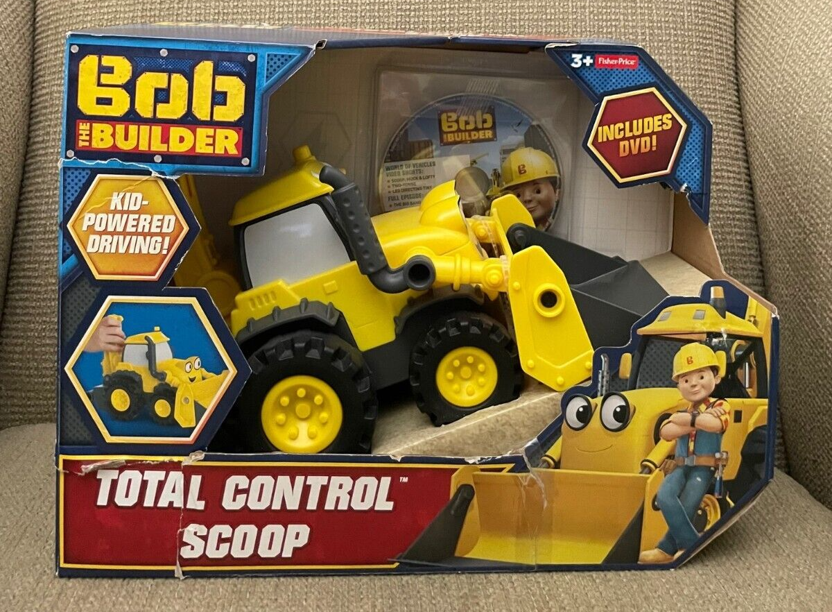 FISHER PRICE BOB THE BUILDER TOTAL CONTROL SCOOP W/ DVD DXN76