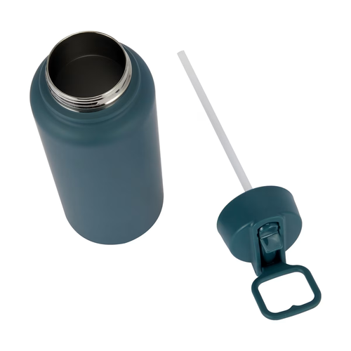 960ml Insulated Drink Bottle Water Bottle with Straw Double Wall Stainless Steel - Picture 8 of 21