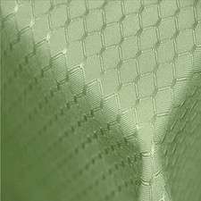 Tektrum 60"X102" Rectangular Waffle Tablecloth-Waterproof/Stain Resistant -Green