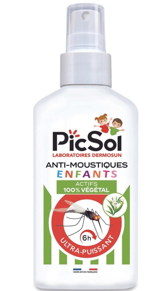 Répulsif anti moustiques ultra puissant Picsol pour les soirées d'été de votre enfant