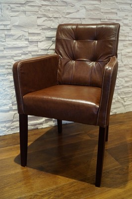 Braun Esszimmerstuhle Stuhl Braun Glanz Echt Leder Stuhle Lederstuhle Rindsleder Ebay