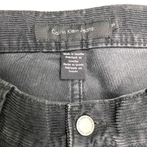 Calvin Klein Straight Leg Men's size 34x27 Black Corduroy Pants - Picture 3 of 4
