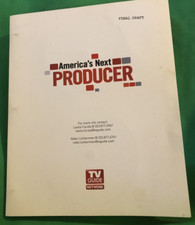 AMERICAS NEXT PRODUCER PRESS BOOK AND DVD SET TV GUIDE CHANNEL GAME SHOW PROMO