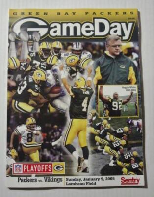 Minnesota Vikings Watch The Packer Game GameDay PLAYOFFS Program
