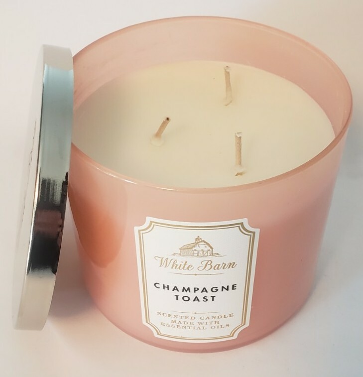 White Barn /Bath and Body Works Champagne Toast 3 Wick Candle