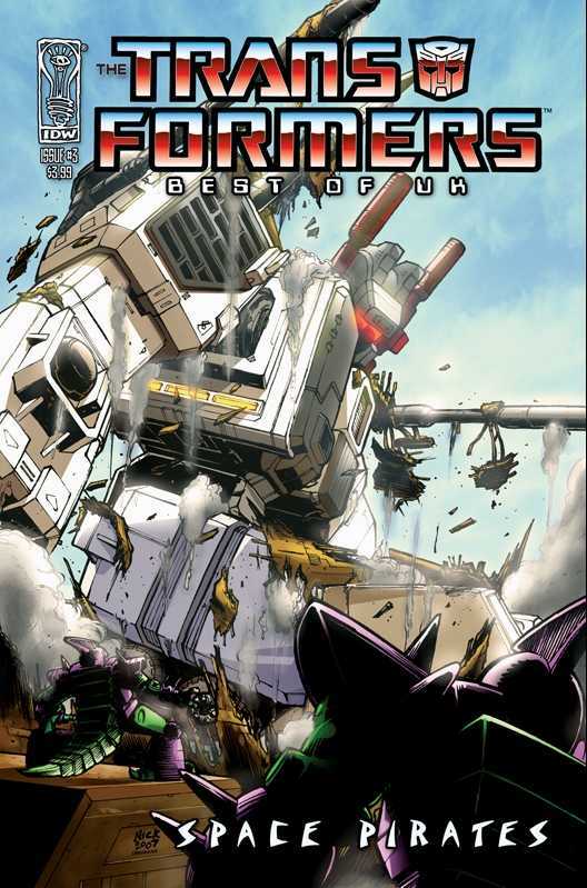 TRANSFORMERS BEST OF UK Space Pirates (2008) #3 Back Issue