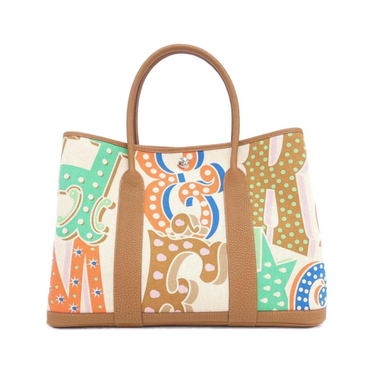 Authentic HERMES HERMES ELECTRIQUE Garden Party 36cm Authentic HERMES HERMES ELECTRIQUE Garden Party 36cm