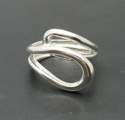 Plain Genuine Sterling Silver Ring Stamped Solid 925 Handmade Nickel Free