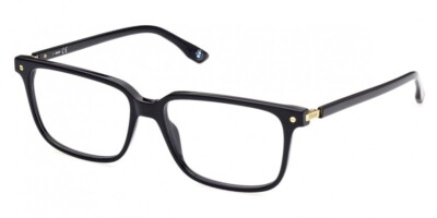 BMW BW5033 001 Black Square Plastic Optical Eyeglasses Frame 56-15-145