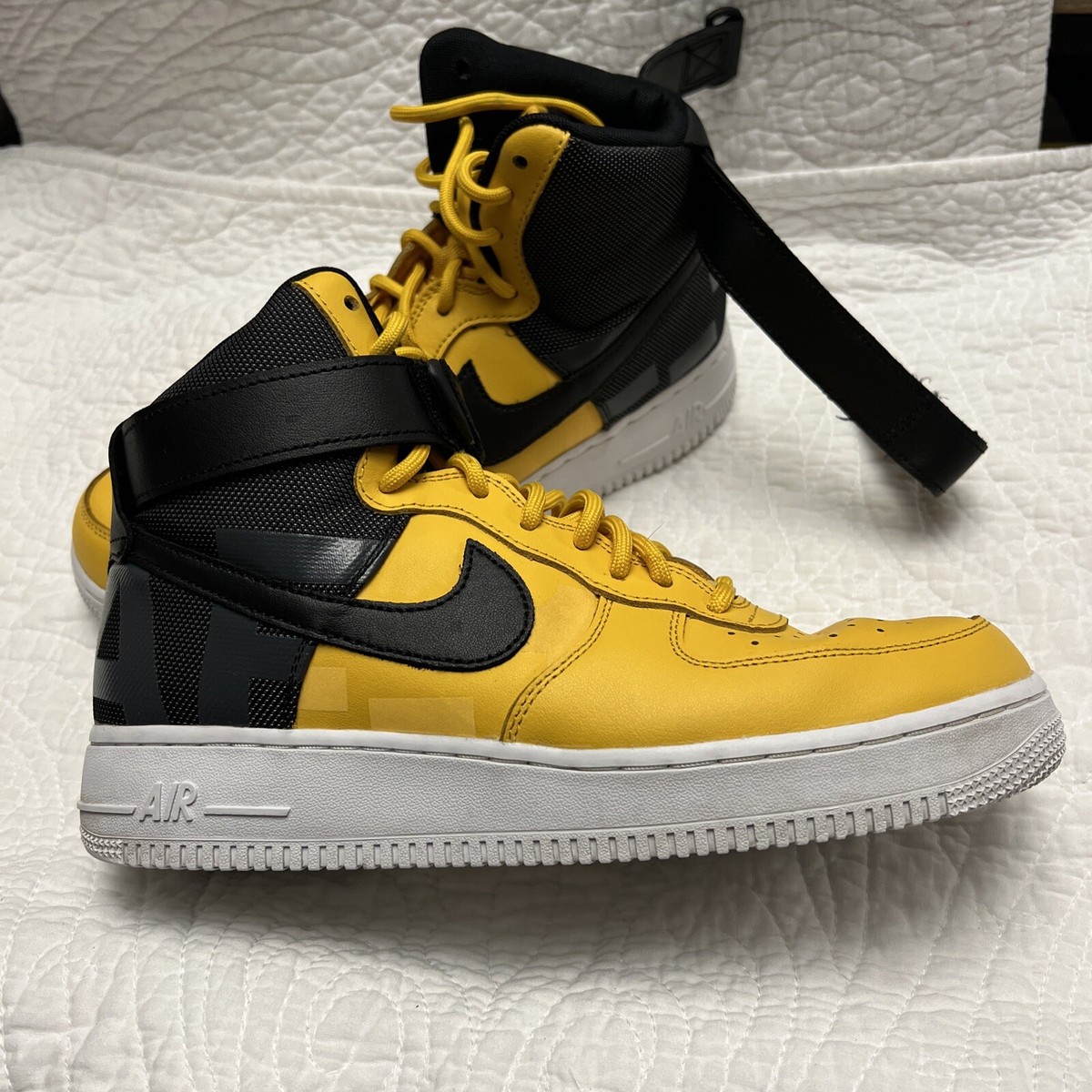 Size 8.5 - Nike Air Force 1 High Yellow Ochre | eBay