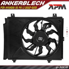 Fan engine cooling radiator fan 3-pin for Hyundai i10 PA 1.1 year from 2007