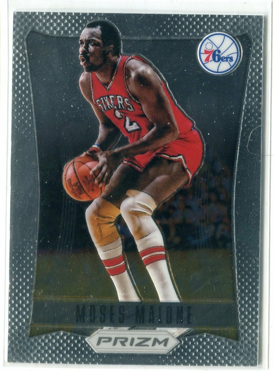 2012-13 初年度Prizm Moses Malone 2012-13 Panini Prizm Moses Malone Base Card #169 HOF