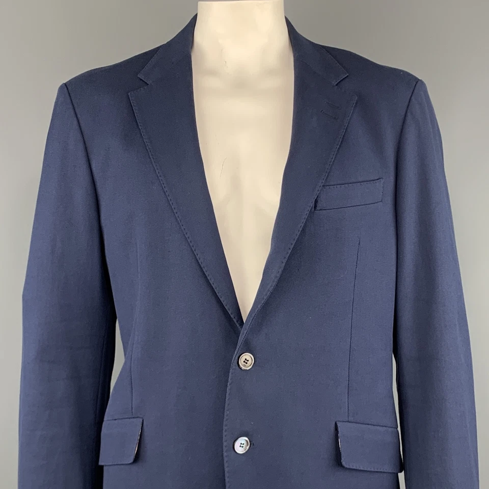Blazer Chaqueta PAUL SMITH The Westbourne Talla 44 Azul Marino Tejido Algodón Foto 2 de 4