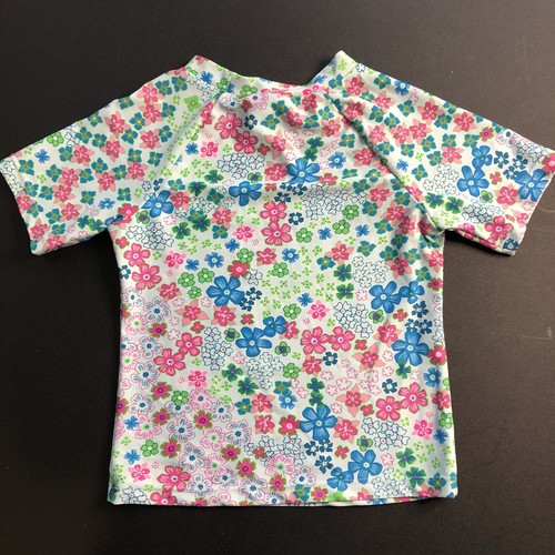 Floatimini Multicolored Floral/flower Rash Guard Girls US Size 5 - Picture 2 of 4