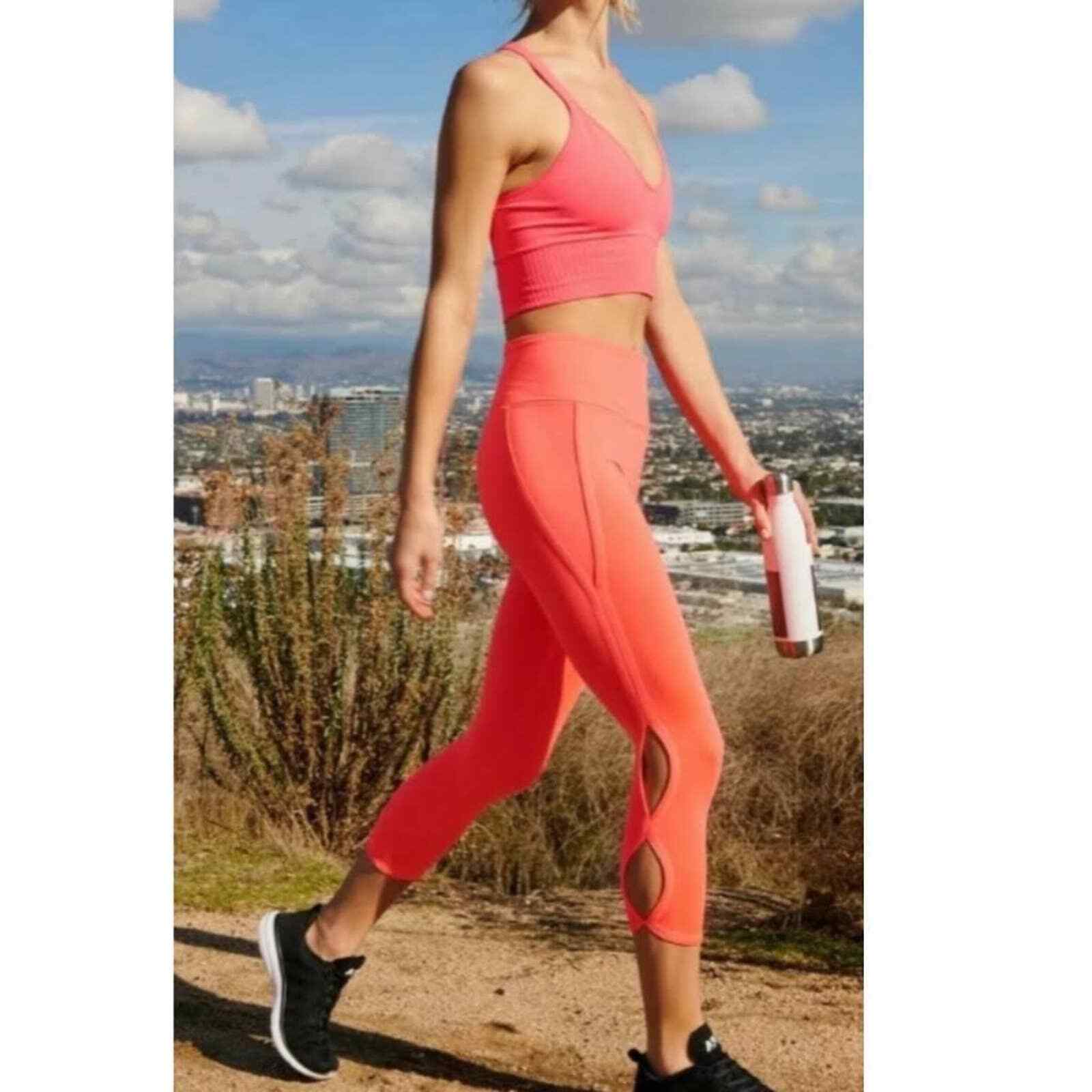 Coral Workout Leggings
