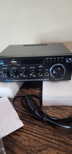 AK45 Stereo Audio Amplifier 2 Channel 300W BT USB FM Home Receiver w/Remote