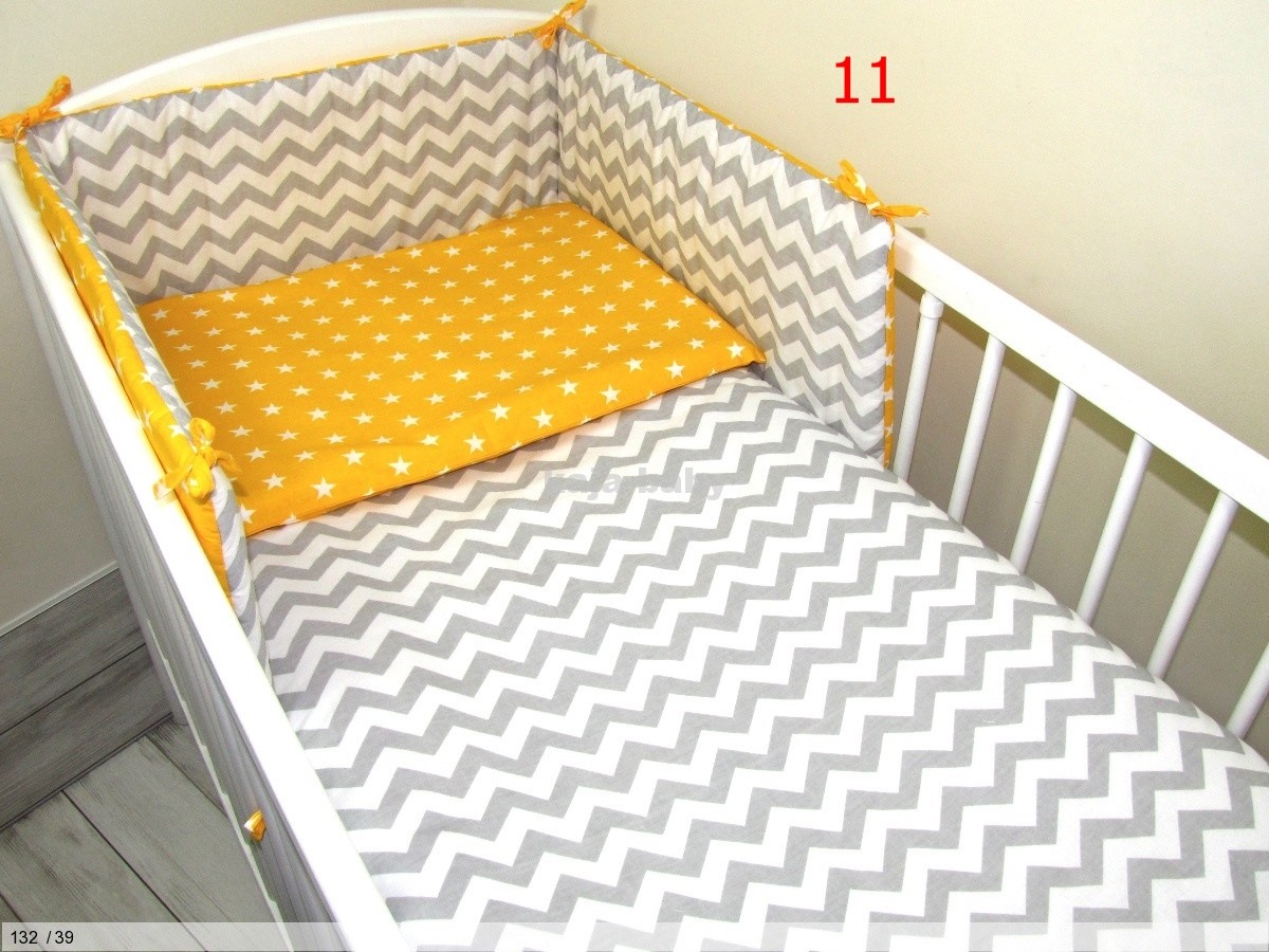 3 PIECE PCS BEDDING SET GREY BABY BED COT PILLOW CASE DUVET COVER