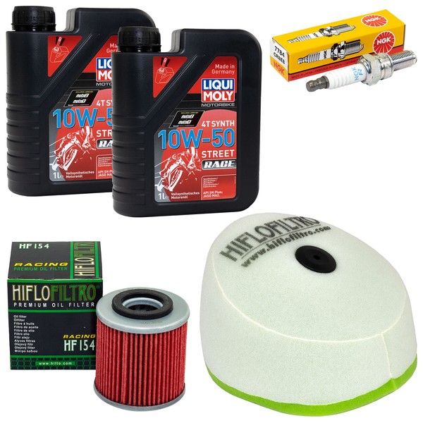 2L ÖL Set Wartung Luftfilter ÖLfilter ZüNdkerze FüR Husqvarna Sm 510 R 2005-2010-image