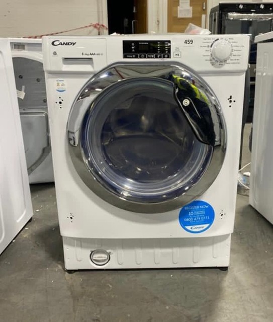 Candy CBWD8514SC Integrated 8 Kg Washer Dryer White for sale online